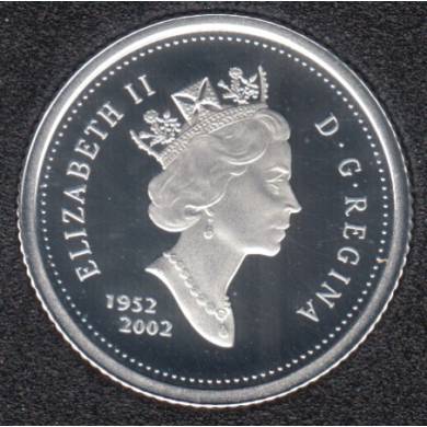 2002 - 1952 - Proof - Argent - Canada 10 Cents