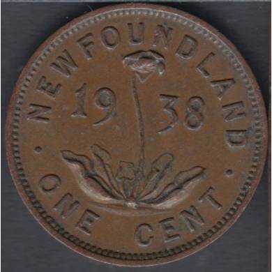 1938 - EF - 1 Cent - Newfounland
