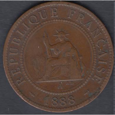 1888 A - 1 Cent - Indo China - France