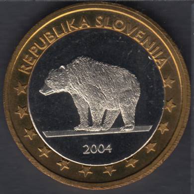 2004 - 1 Euro - Pattern - B. Unc - Slovenia