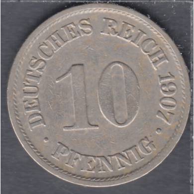 1907 A - 10 Pfennig - Germany