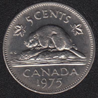 1975 - B.Unc - Canada 5 Cents