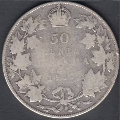 1917 - Good - Rim Nick - Canada 50 Cents