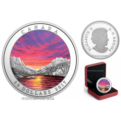 2017 - $20 - 1 oz. Pure Silver Coin – Weather Phenomenon: Fiery Sky