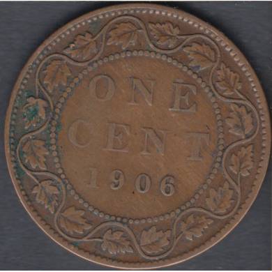 1906 - Fine - Canada Large Cent