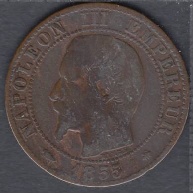 1855 BB - 5 Centimes - France