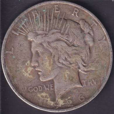 1926 D  - Fine - Peace Dollar USA