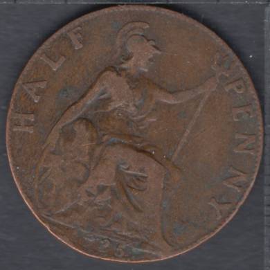 1925 - Half Penny - Damage - Greate Britain