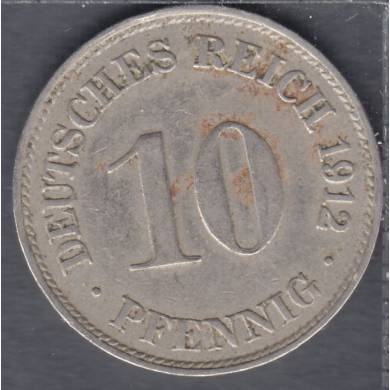 1912 D - 10 Pfennig - Germany