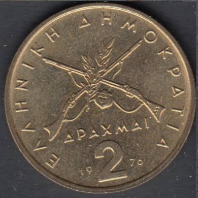 1976 - 2 Drachmai - B. Unc - Greece