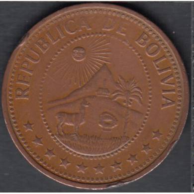 1972 - 10  centavos - *RARE* - Bolivia