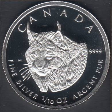 2005 - $2 - Proof - 1/10 oz Silver - Lynx