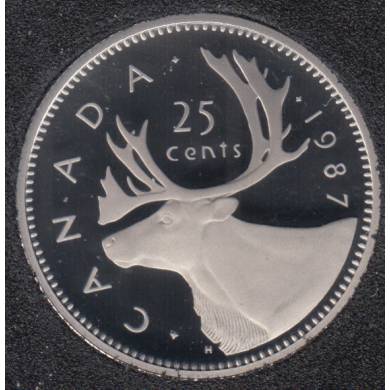 1987 - Proof - Canada 25 Cents