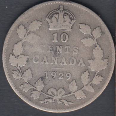 1929 - VG - Canada 10 Cents