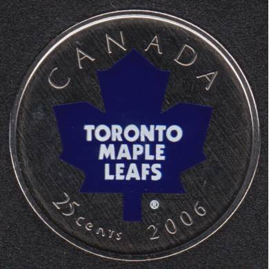 2006 P - NBU - Maple Leafs Toronto - Canada 25 Cents
