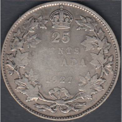 1927 - Fine - Canada 25 Cents