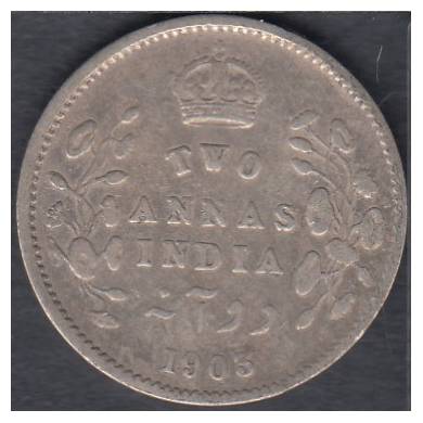1903 - 2 Annas - Inde Britannique