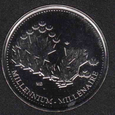 2000 - #913 NBU - Medaillon - Canada 25 Cents