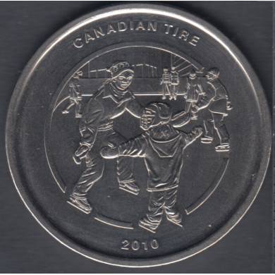 2010 - Canadian Tire - Skating - Limited Edition - Trade Dollar - $1