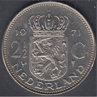 1971 - 2 1/2 Gulden - Pays Bas