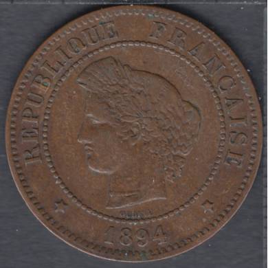 1894 A - 5 Centimes - EF - France
