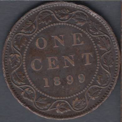 1899 - VF/EF - Canada Large Cent