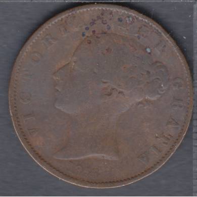 1853 - Half Penny - Great Britain
