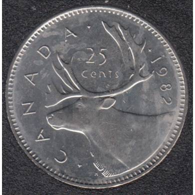 1982 - B.Unc - Canada 25 Cents