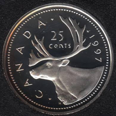 1997 - Proof - Silver - Canada 25 Cents