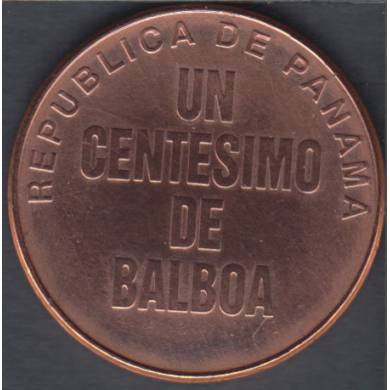 2001 - 1 Centesimo - AU/UNC - Panama