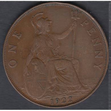 1922 - 1 Penny - Grande Bretagne
