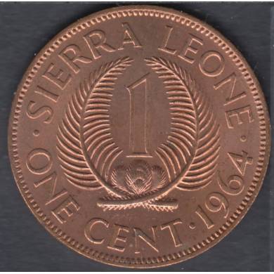 1964 - 1 Cent - B. Unc - Sierra Leone
