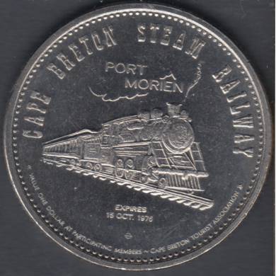 1976 - Cape Breton - Steam Railway - McPuffun Dollar $1