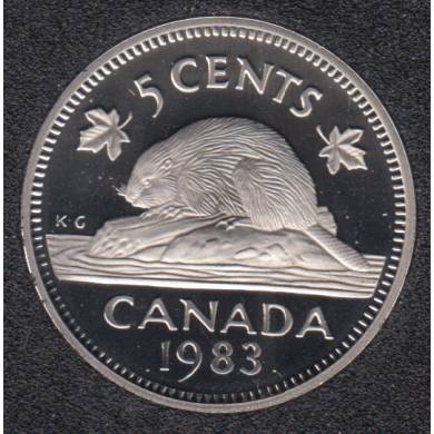 1983 - Proof - Canada 5 Cents