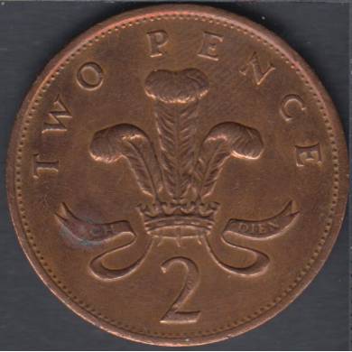 1990 - 2 Pence - Polie - Grande Bretagne
