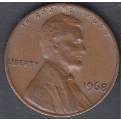 1968 - AU - UNC - Lincoln Small Cent