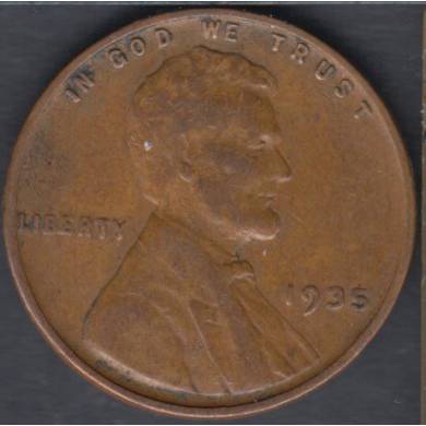 1935 - Fine - Lincoln Small Cent USA