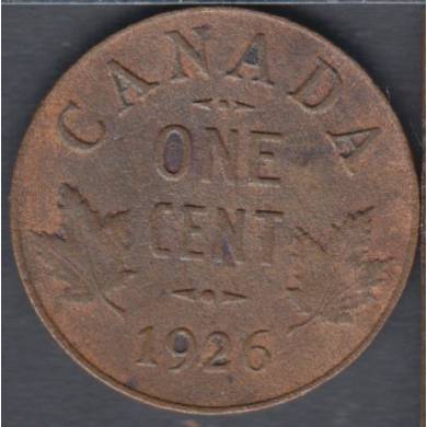 1926 - VG - Canada Cent