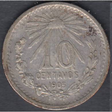 1905 - 10 Centavos - Mexico