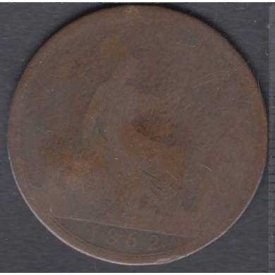 1862 - 1 Penny - Damage - Great Britain