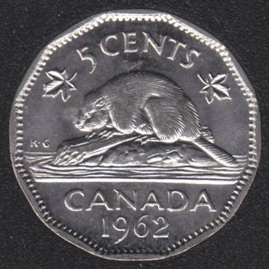 1962 - B.Unc - Canada 5 Cents