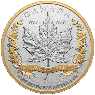 2023 - $50 - $50 Pure Silver Coin  35th Anniversary of the SML