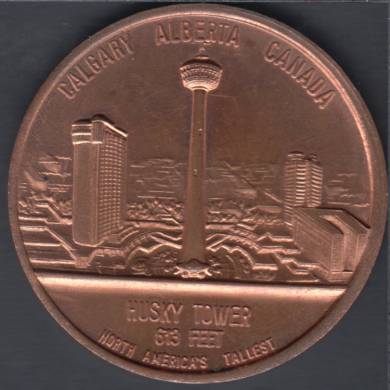 1968 - Calgary Husky Tower 613 Feet - Completed 1968 - Mdaille