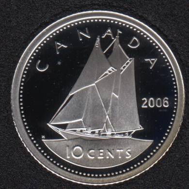 2006 - Proof - Silver - Canada 10 Cents
