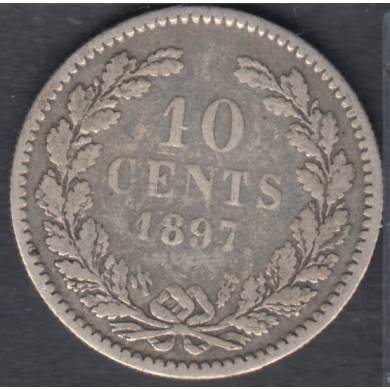 1897 - 10 Cents - Pays Bas