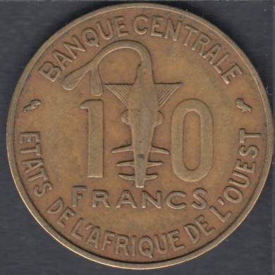 1966 - 10 Francs - Afrique de l'Ouest États
