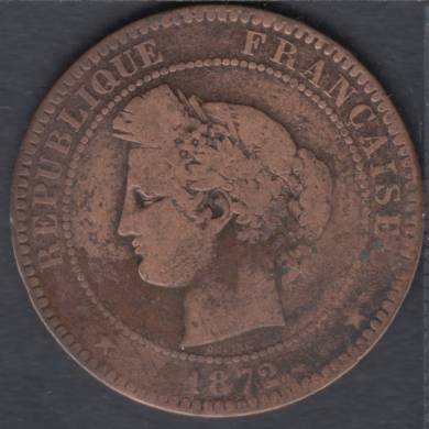 1872 A - 10 Centimes - France
