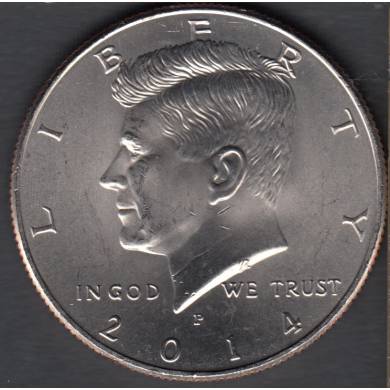 2014 P - B.Unc - Kennedy - 50 Cents