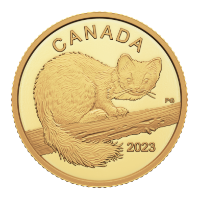 2023 - $10 - Pure Gold Coin  The Curious Marten