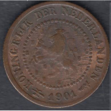 1901 - 1/2 Cent - Netherlands